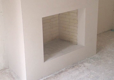 wand-, kast, haard en ombouwafwerking